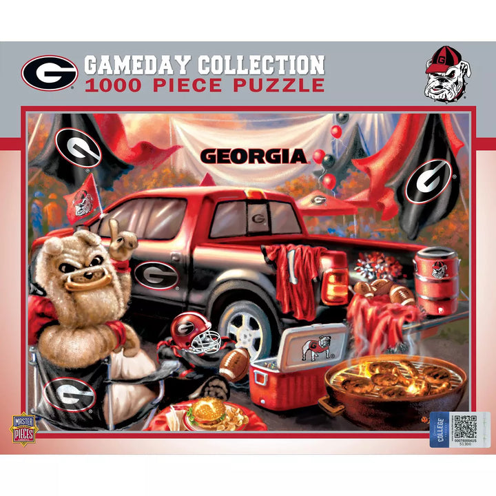 Masterpieces 1000 Piece Jigsaw Puzzle - NCAA Georgia Bulldogs Gameday.