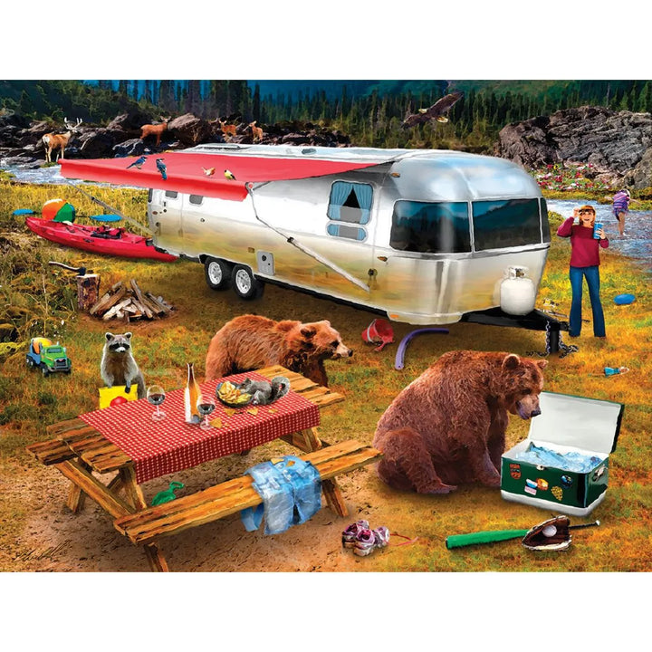 Sunsout Camping Bandits 300 Pc Jigsaw Puzzle 46030