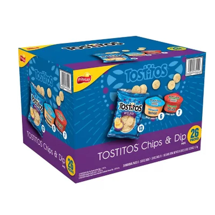 Tostitos Snacks Chips and Dip Mix Variety 61.35 Oz., 26 Ct.