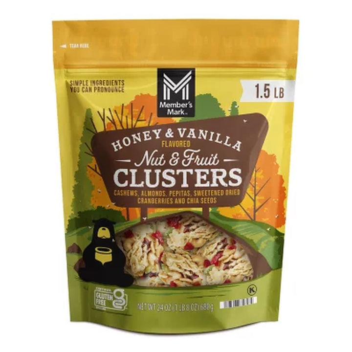 Member'S Mark Honey Vanilla Nut and Fruit Clusters 24 Oz.