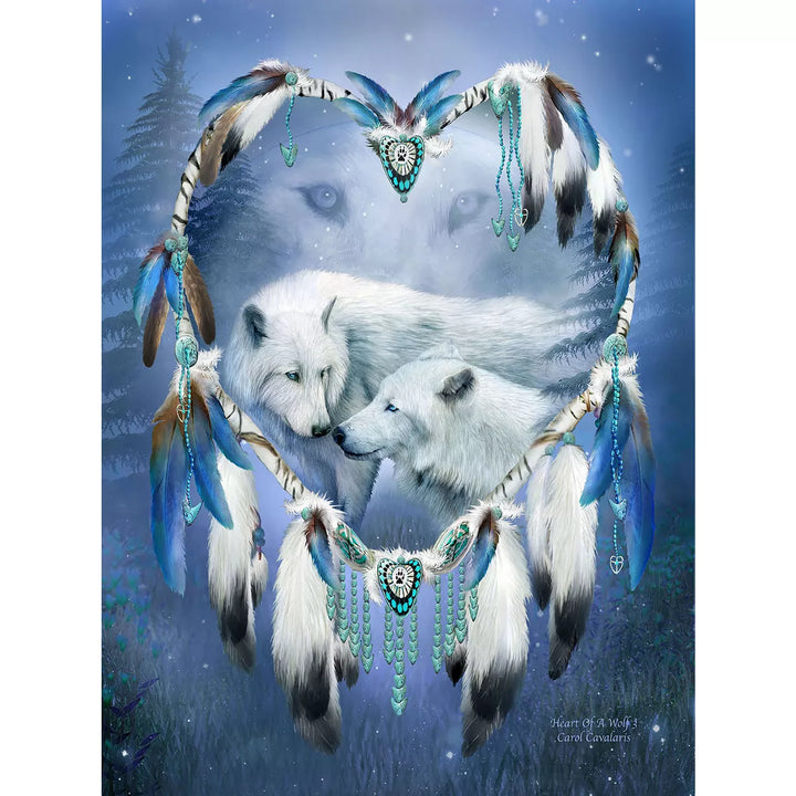 Sunsout Heart of a Wolf 1000 Pc Jigsaw Puzzle 55650