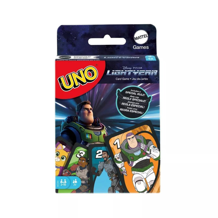 Mattel Card Games - Classic Game of UNO - Buzz Lightyear Family Game Night