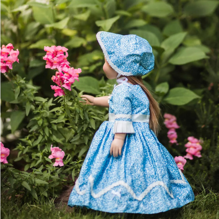 The Queen'S Treasures 18 Inch Doll 1800'S Style Blue Dress Gown and Hat