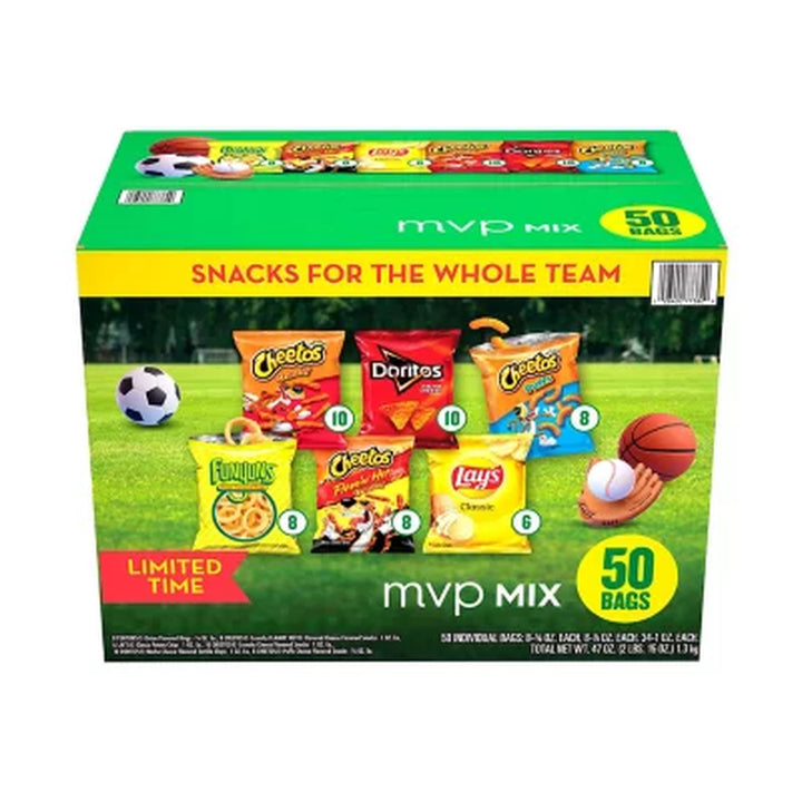 Frito-Lay MVP Mix Variety Pack Chips, 50 Ct.