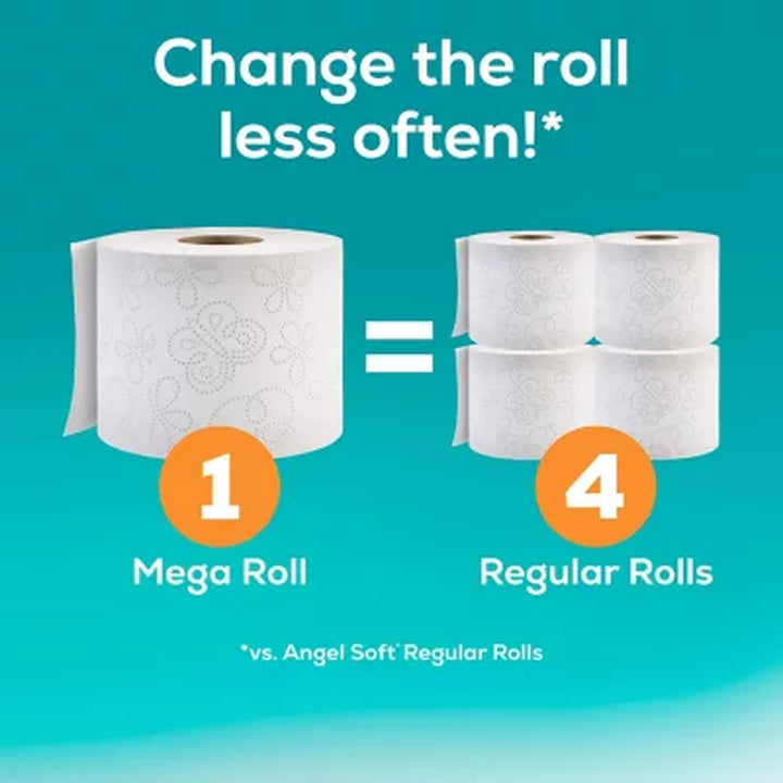 Angel Soft 2-Ply Toilet Paper 320 Sheets/Roll, 48 Mega Rolls