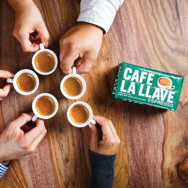 Cafe La Llave Ground Espresso 10 Oz. Bricks, 4 Ct.