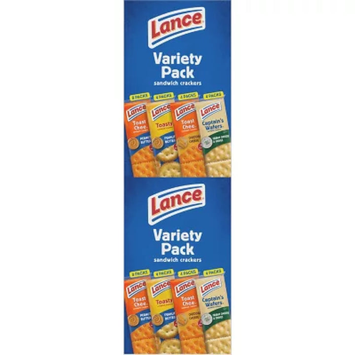 Lance Sandwich Crackers Variety Pack 40 Pk.