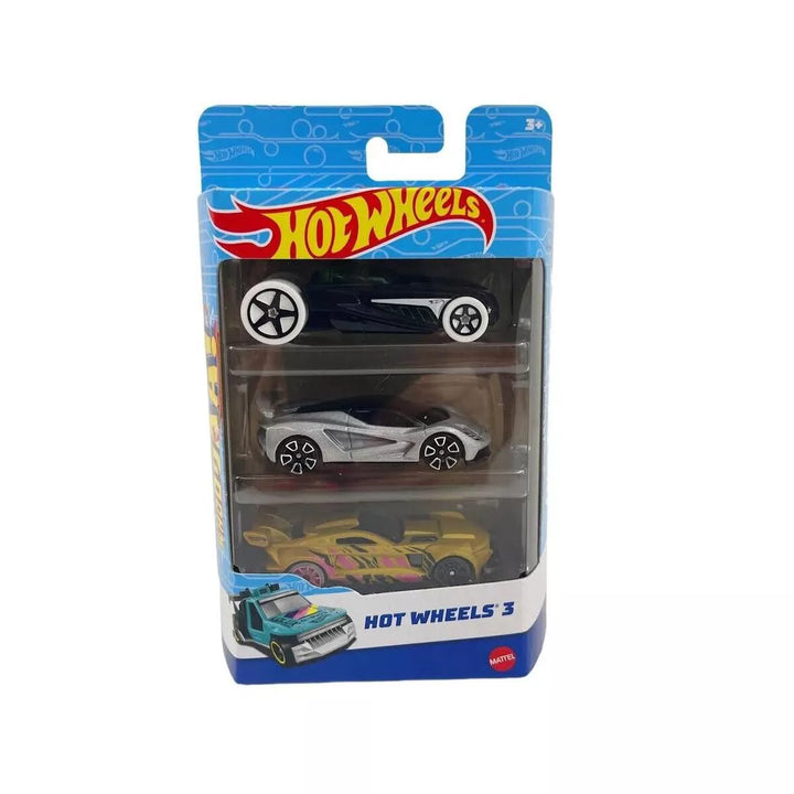 Hot Wheels 3-Car Pack, Multipack of 3 Hot Wheels Vehicles, Styles May Vary