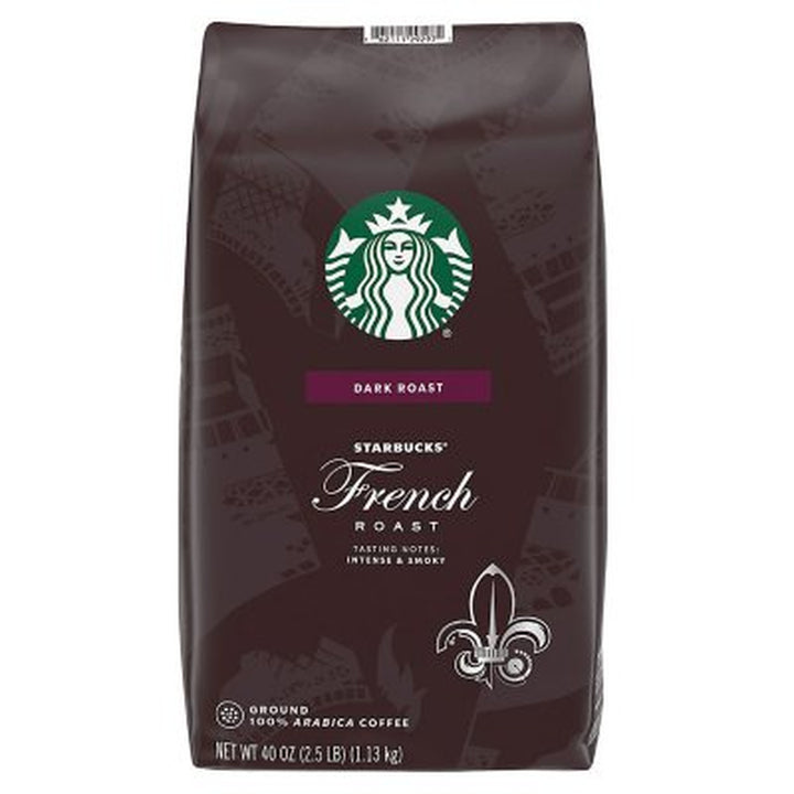 Starbucks Dark French Roast Ground Coffee 40 Oz.