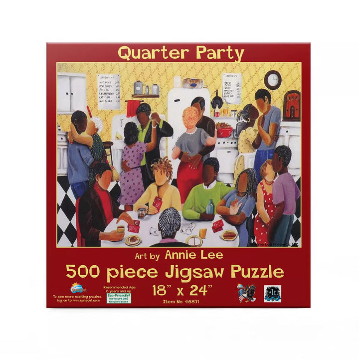 Sunsout Quarter Party 500 Pc Jigsaw Puzzle 46871