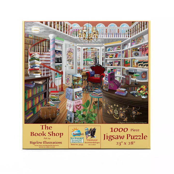 Sunsout the Book Shop 1000 Pc Jigsaw Puzzle 31534