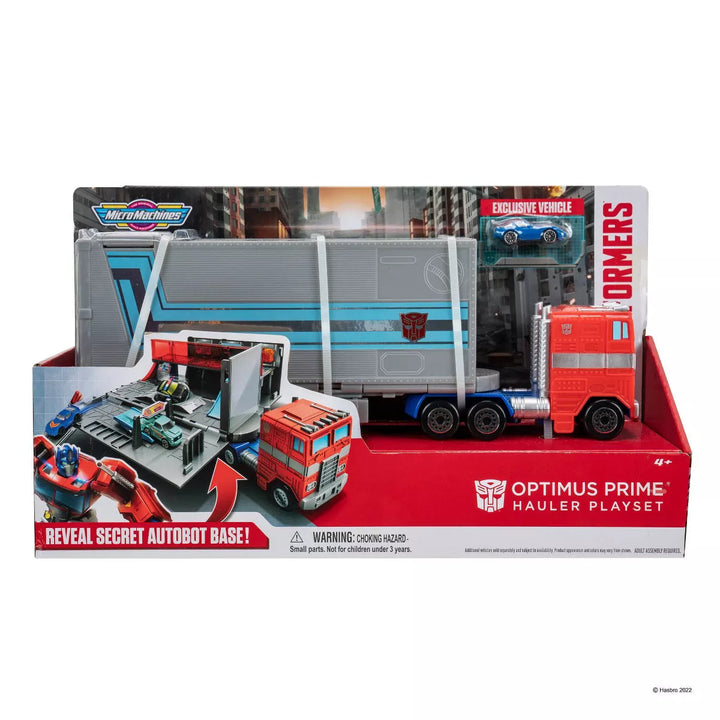 Micro Machines Optimus Prime Transformers Hauler Playset