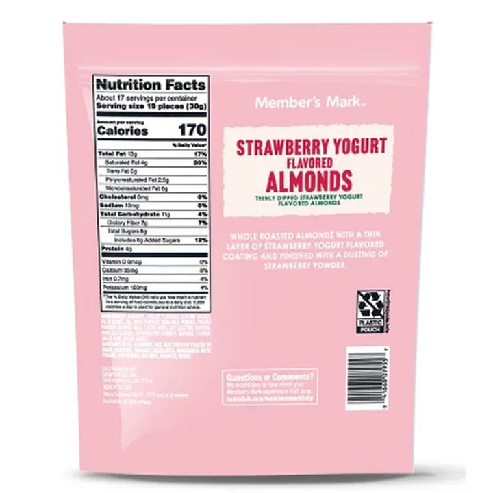 Member’S Mark Strawberry Yogurt Almonds, 17.5 Oz.