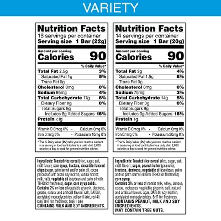 Rice Krispies Treats Variety Pack, 22.2 Oz., 30 Ct.