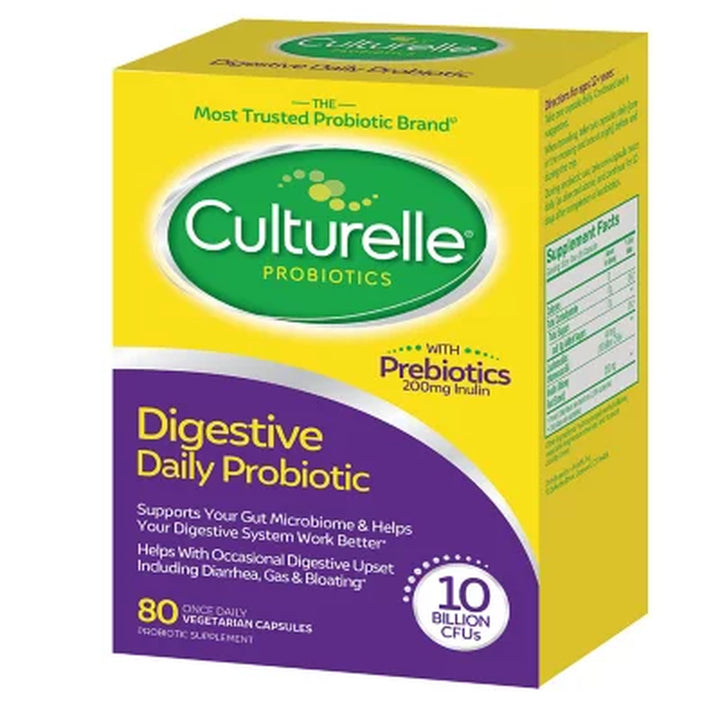 Culturelle Digestive Daily Probiotics Capsules, 80 Ct.