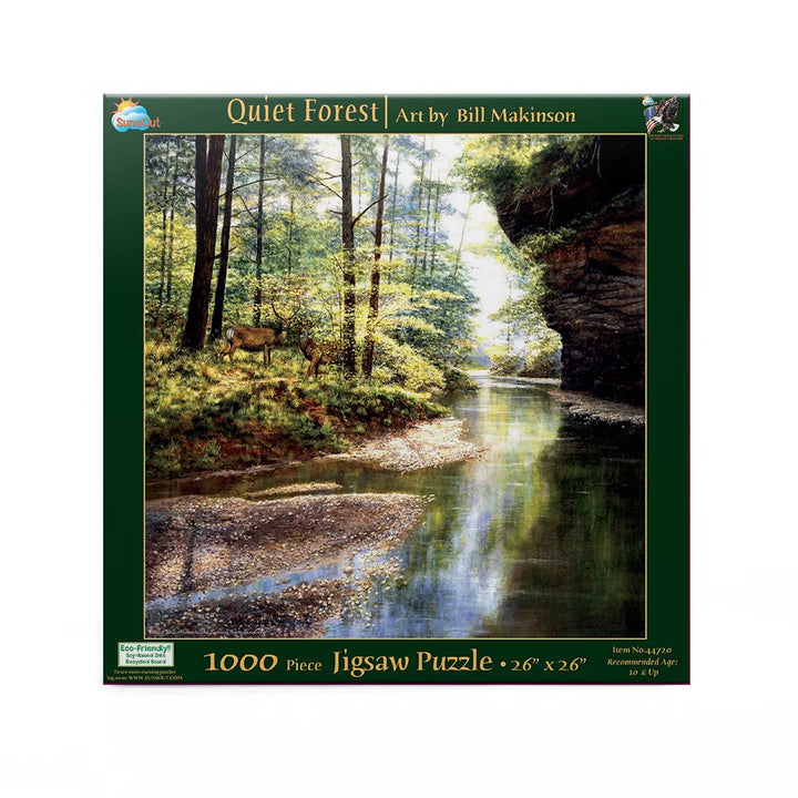 Sunsout Quiet Forest 1000 Pc Jigsaw Puzzle 44720