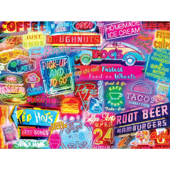 Masterpieces 550 Piece Jigsaw Puzzle - Fast Food Craving - 18"X24".