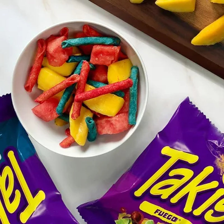 Takis Fuego Rolled Tortilla Chips Party Size Bag 24.7 Oz.