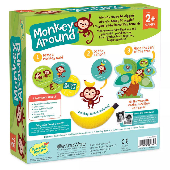 Peaceable Kingdom Monkey around Board Game