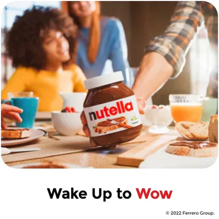 Nutella Hazelnut Spread with Cocoa for Breakfast, 2Pk.