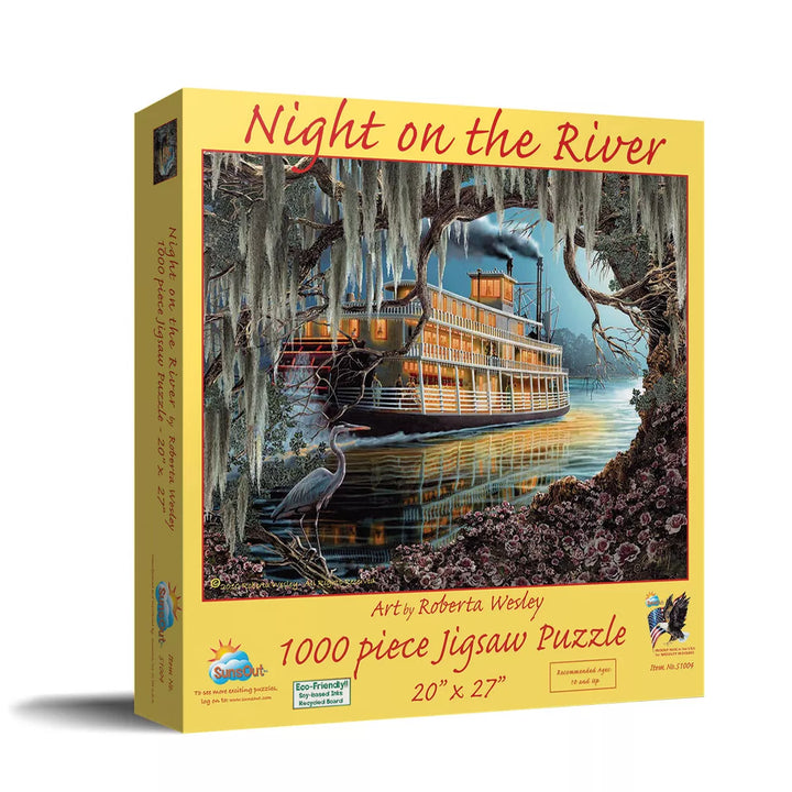 Sunsout Night on the River 1000 Pc Jigsaw Puzzle 51004