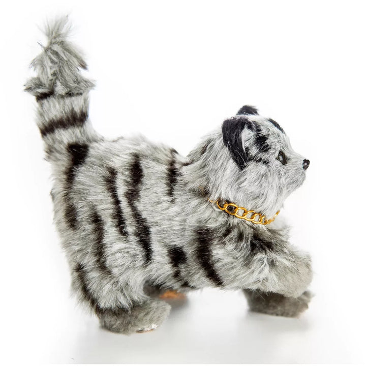 The Queen'S Treasures 18 Inch Doll Pet Realistic Grey Striped Kitty Cat