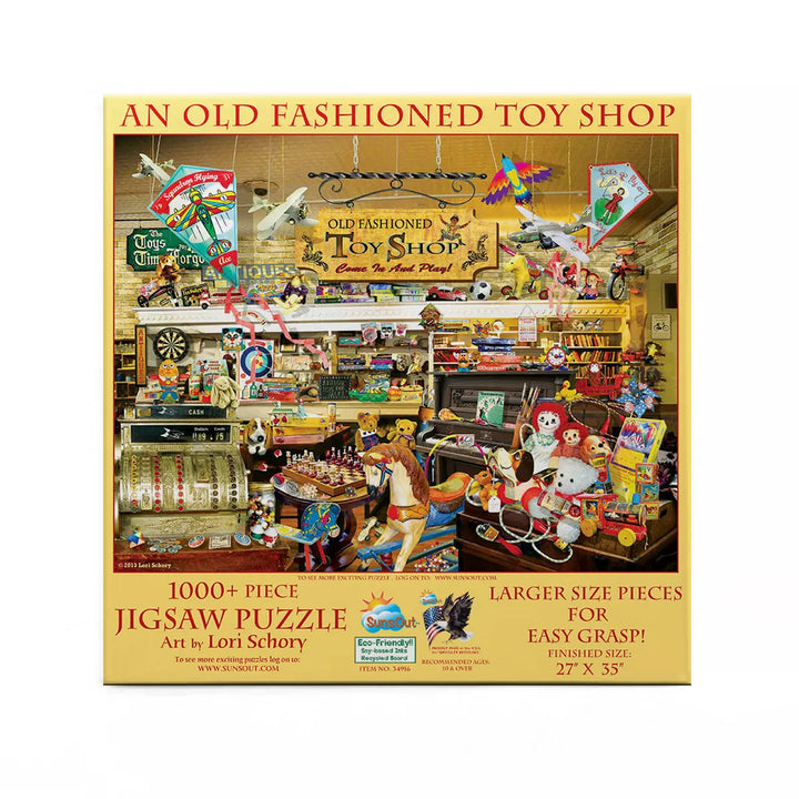 Sunsout an Old Fashioned Toy Shop 1000 Pc Large Pieces Jigsaw Puzzle 34916