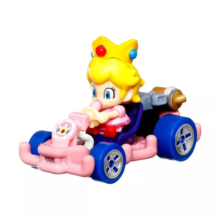 Hot Wheels Mario Kart 1:64 Scale Baby Peach Pipe Frame Collectible Vehicle