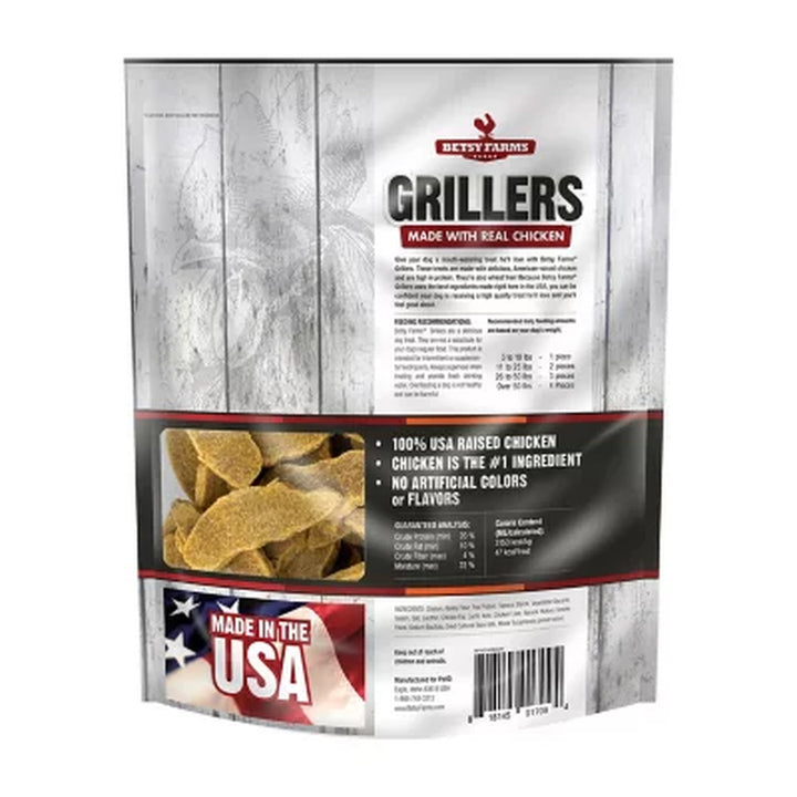 Betsy Farms Grillers Dog Treats , Chicken, 48 Oz.