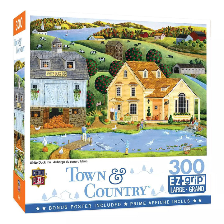 Masterpieces Inc the White Duck Inn 300 Piece Large EZ Grip Jigsaw Puzzle