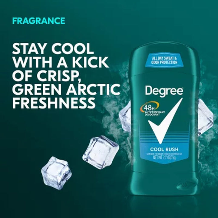 Degree Men Dry Protection Antiperspirant, Cool Rush, 2.7 Oz., 5 Pk.