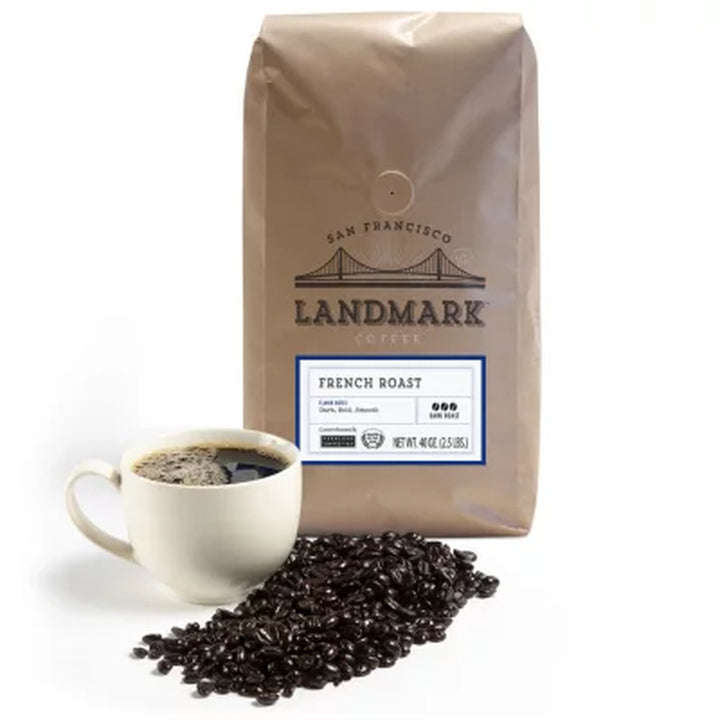 Landmark Ground Coffee, French Roast (40 Oz.)