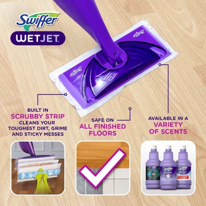 Swiffer Wetjet Refill Pack, Lavender 32 Pads + 2 Bottles