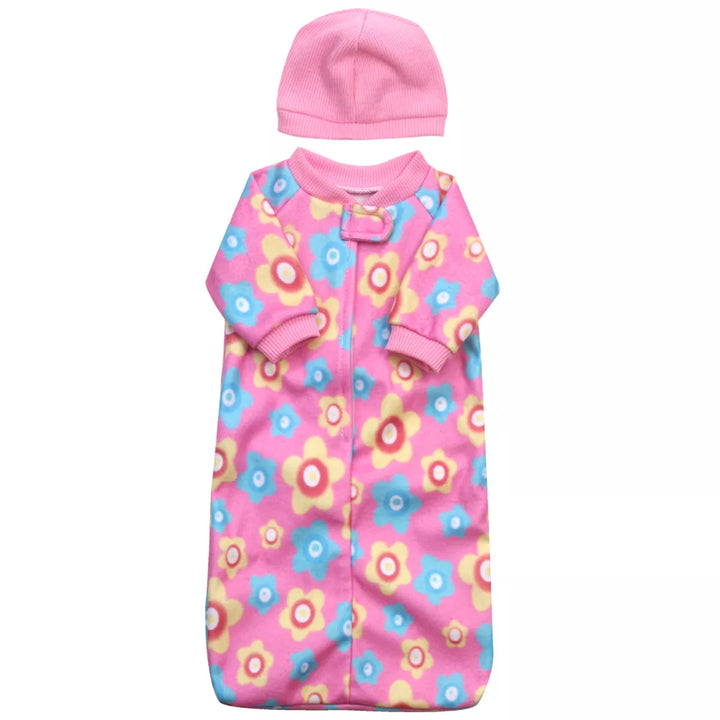 Sophia’S 2 Piece Sleep Sack and Hat Set for 15" Dolls, Pink