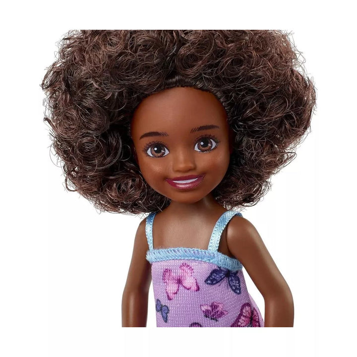 Barbie Chelsea Doll, Small Doll with Dark Brown Curly Hair