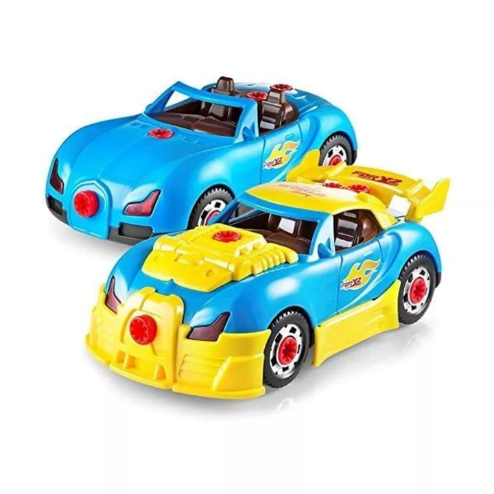 Take Apart Racing Car Toys - Racing Car with Drill, Engine Sounds and Lights - 30 Piece Race Car Take Apart Set - Play22Usa