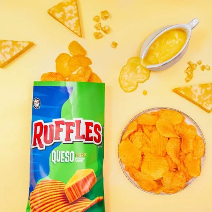 Ruffles Queso Cheese Potato Chips 15.125 Oz.