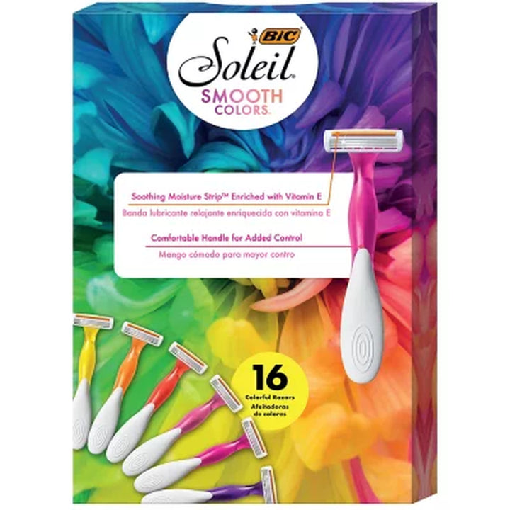 BIC Soleil Color Collection Women'S Razors, 16 Ct.