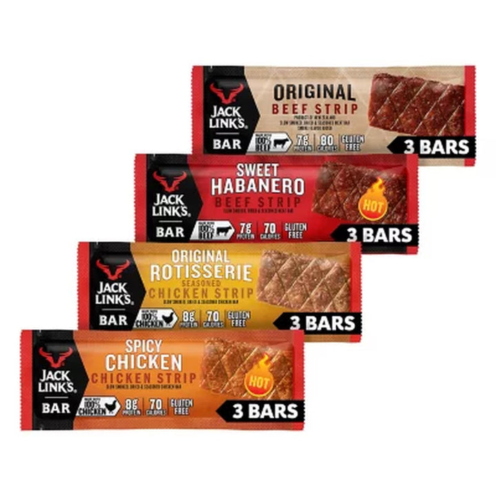 Jack Link'S Bar Variety Pack 12 Pk.