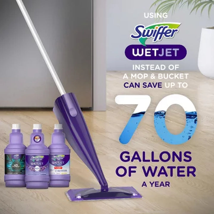 Swiffer Wetjet Refill Pack, Lavender 32 Pads + 2 Bottles