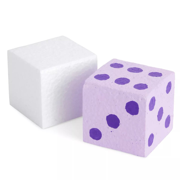 Bright Creations 36 Pack Foam Cubes and Square Blocks for Crafts, School Projects, Sculpture, Modeling, 2 X 2 X 2 In"