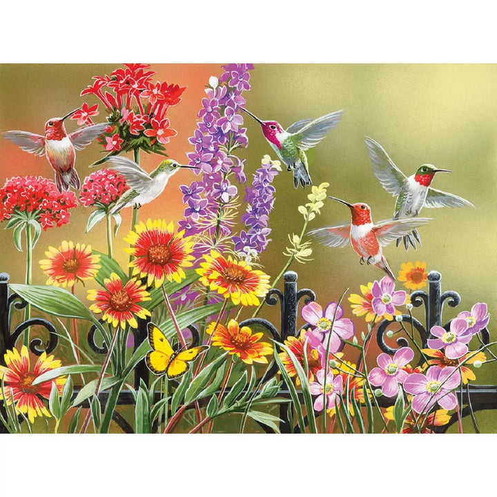 Sunsout Hummingbirds at the Gate 500 Pc Jigsaw Puzzle 30481