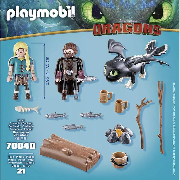 Playmobil Playmobil How to Train Your Dragon III Hiccup & Astrid with Baby Dragon