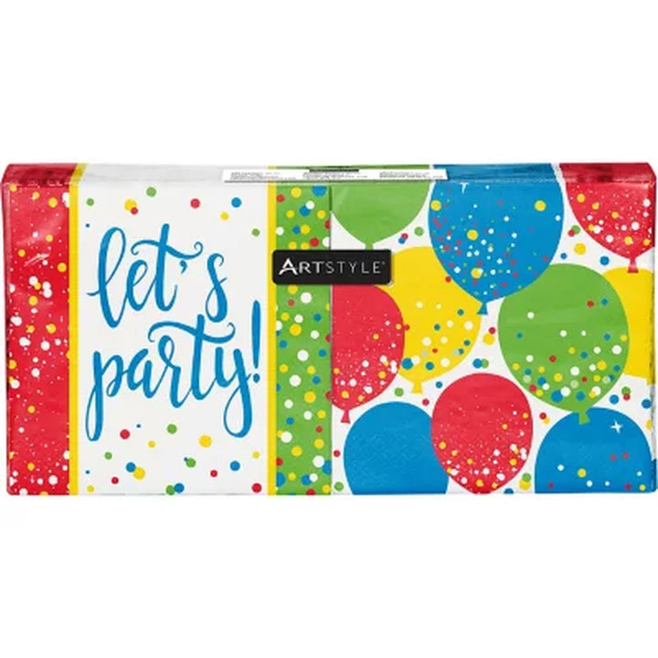 Artstyle Balloon Sparkles Birthday Paper Plates & Napkins Kit 285 Ct.