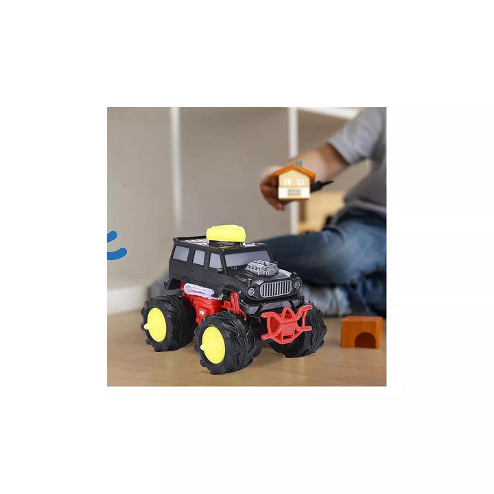 Dazmers 4.7Hx5.3Lx6.1W'' Monster Trucks for Boys, Black