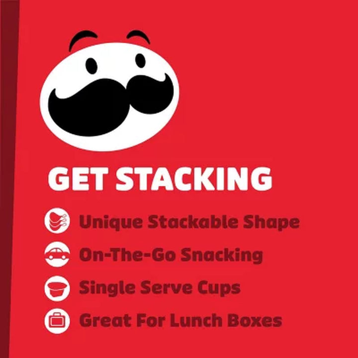 Pringles Snack Stacks Potato Crisps Chips, Original Flavor 0.67 Oz., 48 Ct.