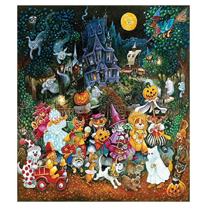 Sunsout Trick or Treat Dogs 300 Pc Halloween Jigsaw Puzzle 21899