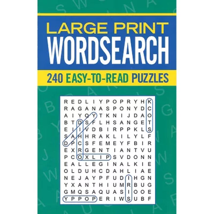 Large Print Wordsearch - 240 Puzzles
