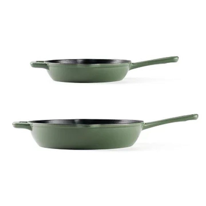 Tramontina 9" and 12" Enamel Cast Iron Skillet Set