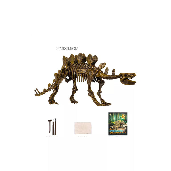 Ready! Set! Play! Link Stegosaurus Dinosaur Skeleton Fossil Excavation Kit